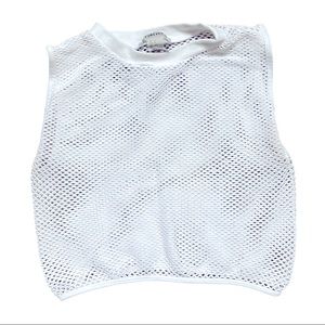 Forever 21 Fishnet Crop Top